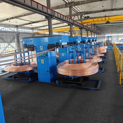 Oksijensiz bakır çubuk ve profiller için ekonomik ve bakır sürekli dökme makinesi