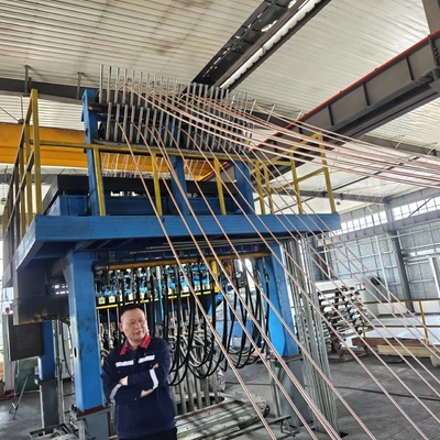 Oksijensiz bakır çubuk ve profiller için ekonomik ve bakır sürekli dökme makinesi
